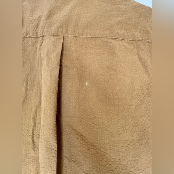 Men’s The North Face Baytrail Patterned Cotton Pocket Flag Logo Button Up Shirt - Picture 9 of 9